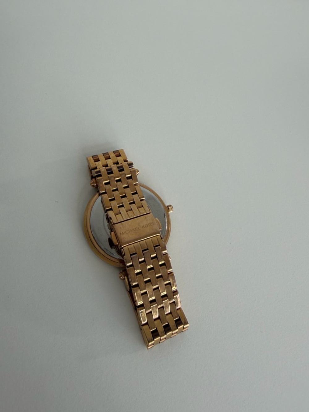 Michael Kors Darci 3 Hand Watch with Glitz Accents Rose Gold - Picture 3 of 8